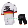Kind Fietskleding (Fietsshirt + Fietsbroek Kort) 2017 Bora-Hansgrohe Duits kampioenschap Kids